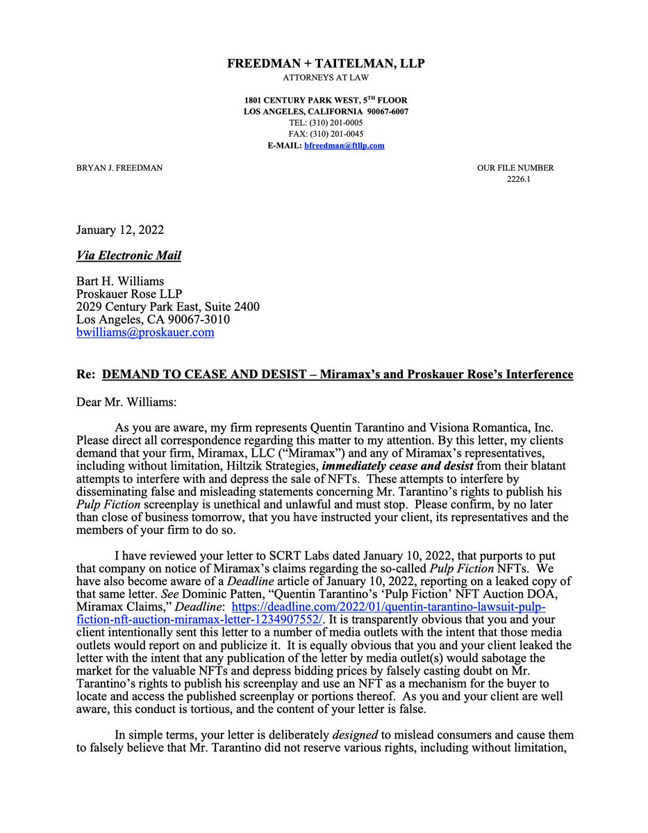 Liner Freedman Taitelman + Cooley LLP Los Angeles, CA Office