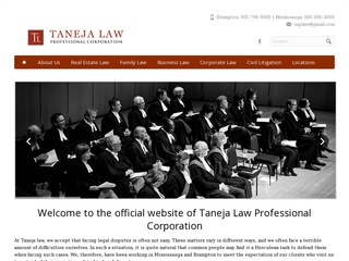 Taneja Law Mississauga, Canada Office