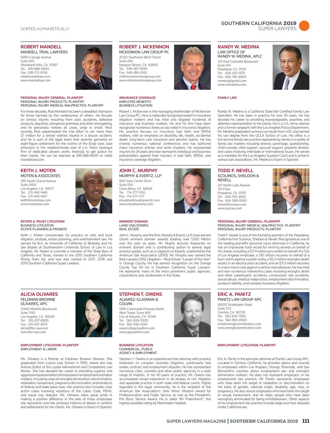 Murphy & Evertz Costa Mesa, CA Office