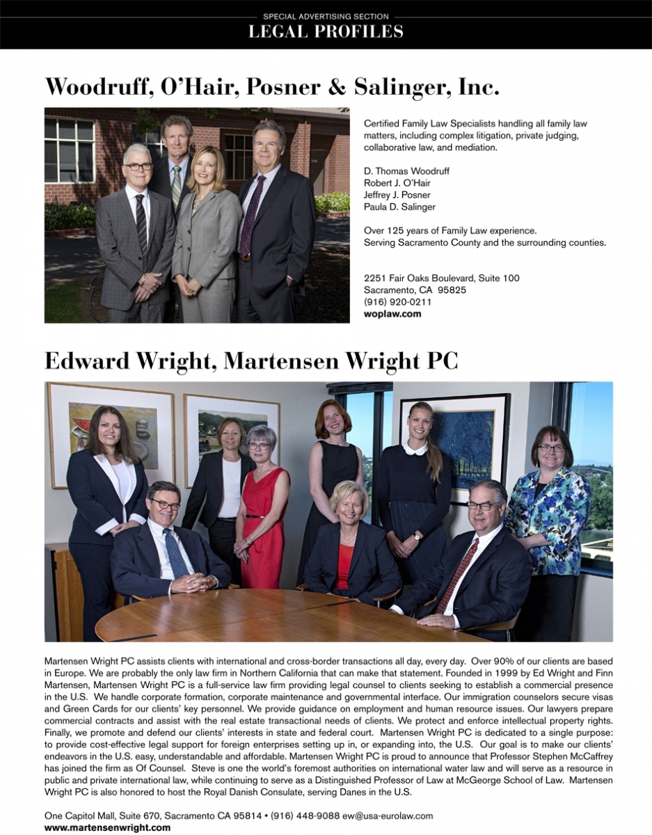 Woodruff, O'hair, Posner & Salinger, Inc Sacramento, CA Office