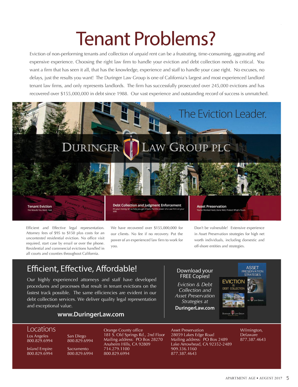Duringer Law Group PLC Lake Arrowhead, CA Office