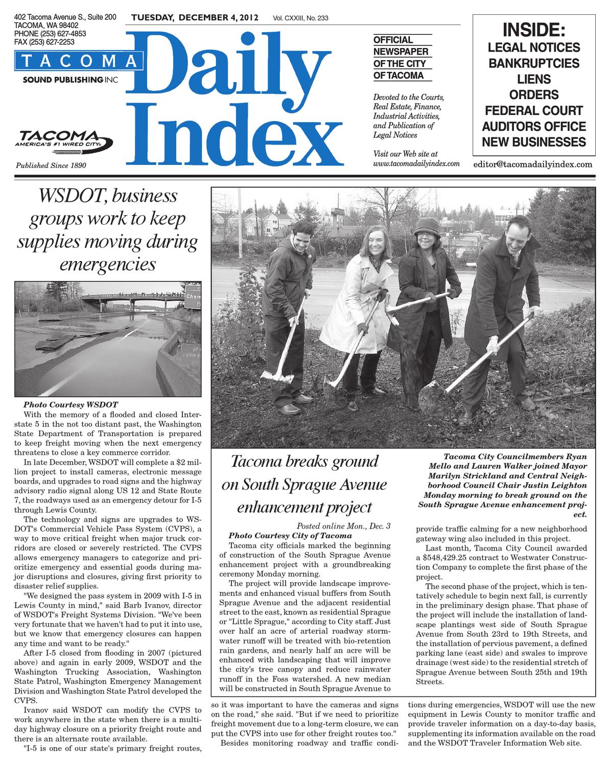 Vandeberg Johnson & Gandara, LLP Tacoma, WA Office