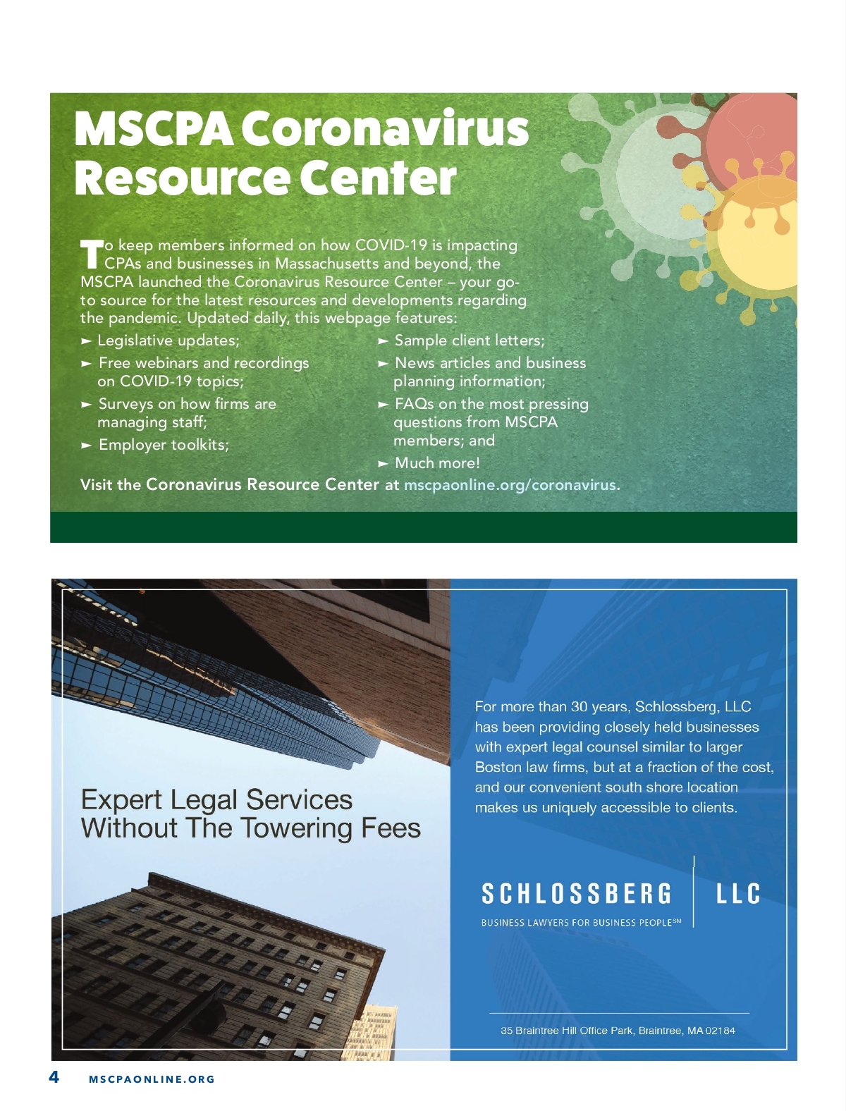 Schlossberg, LLC Braintree, MA Office