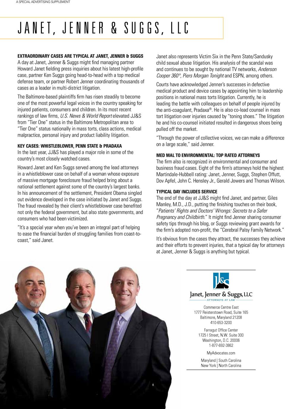 Janet, Janet & Suggs, LLC Columbia, SC Office