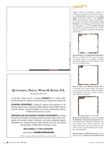 Quintairos, Prieto, Wood & Boyer, P.A Phoenix, AZ Office