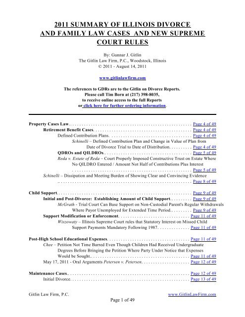 The Gitlin Law Firm P.C Woodstock, IL Office