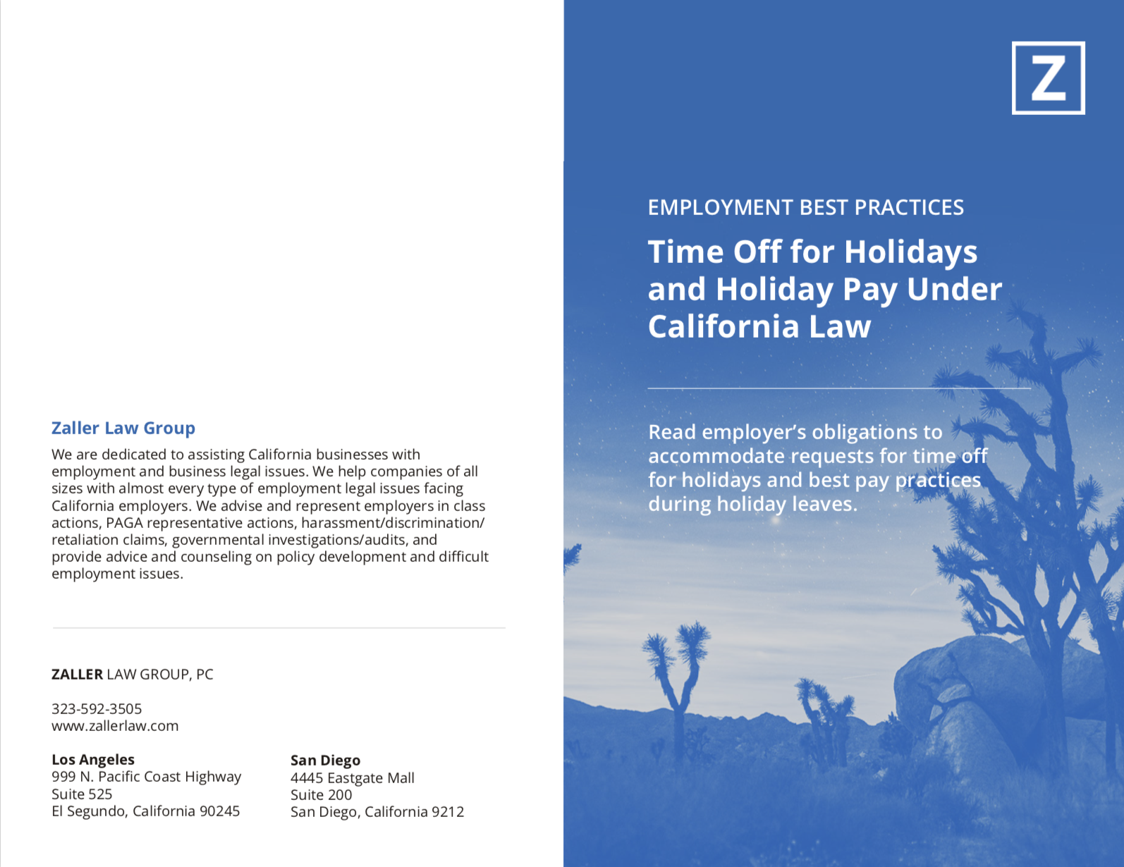 Zaller Law Group, PC El Segundo,  Office