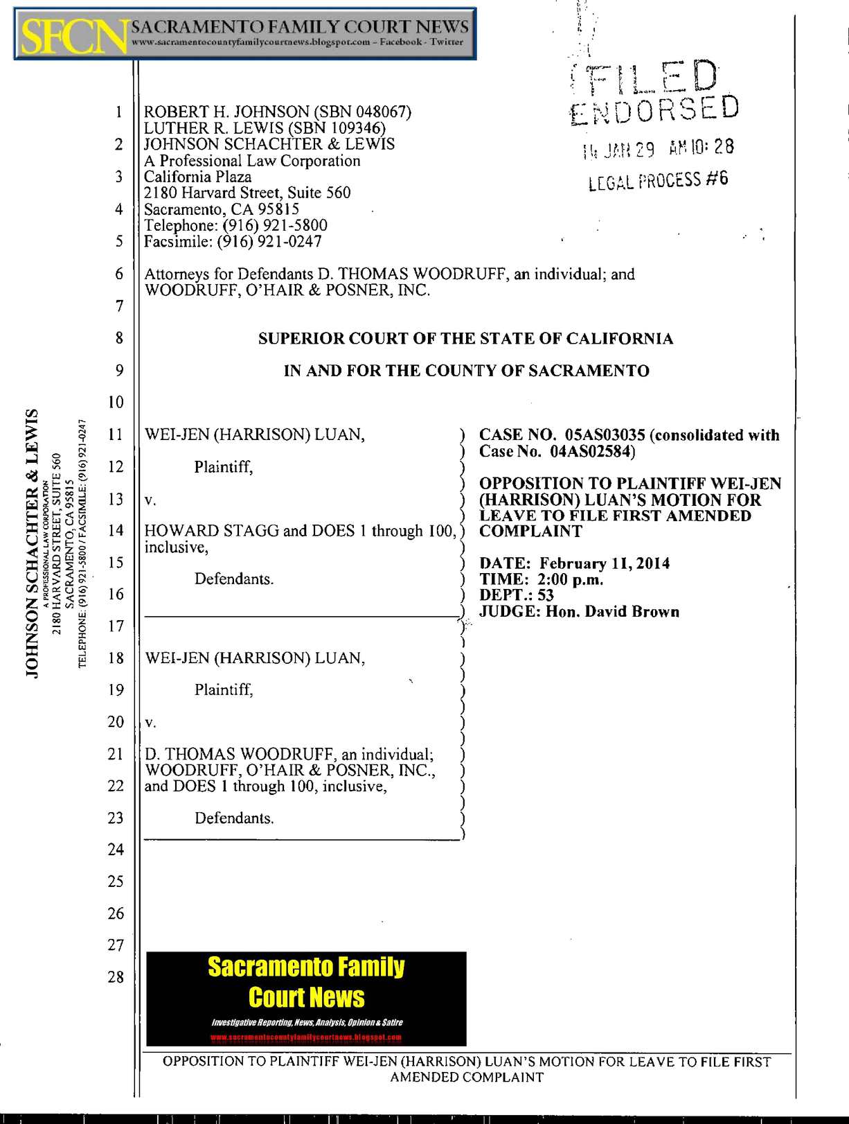 Woodruff, O'hair, Posner & Salinger, Inc Sacramento, CA Office