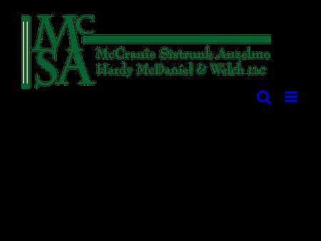 McCranie, Sistrunk, Anzelmo, Hardy, McDaniel & Welch LLC Metairie, LA Office