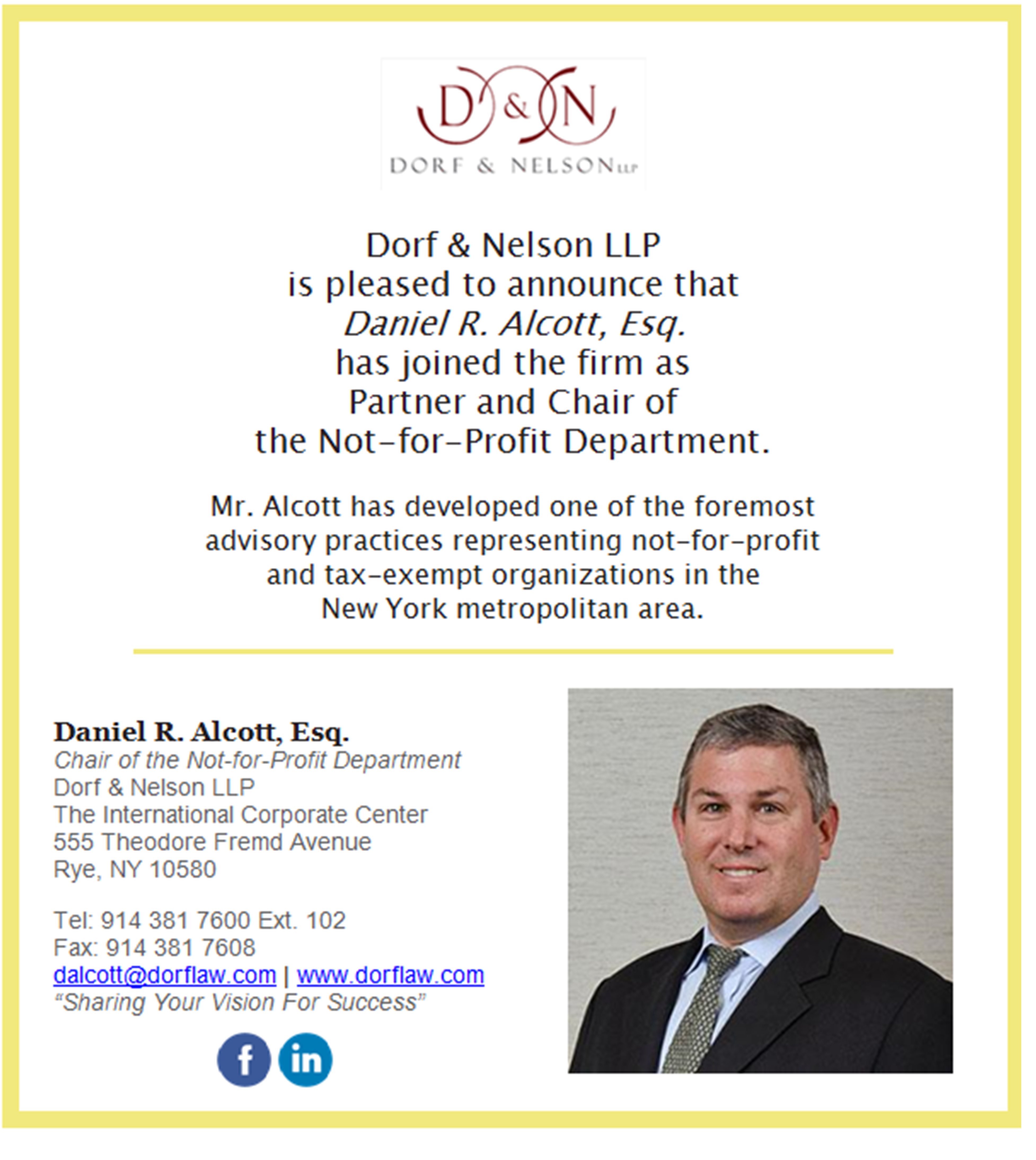 Dorf Nelson & Zauderer LLP New York City, NY Office