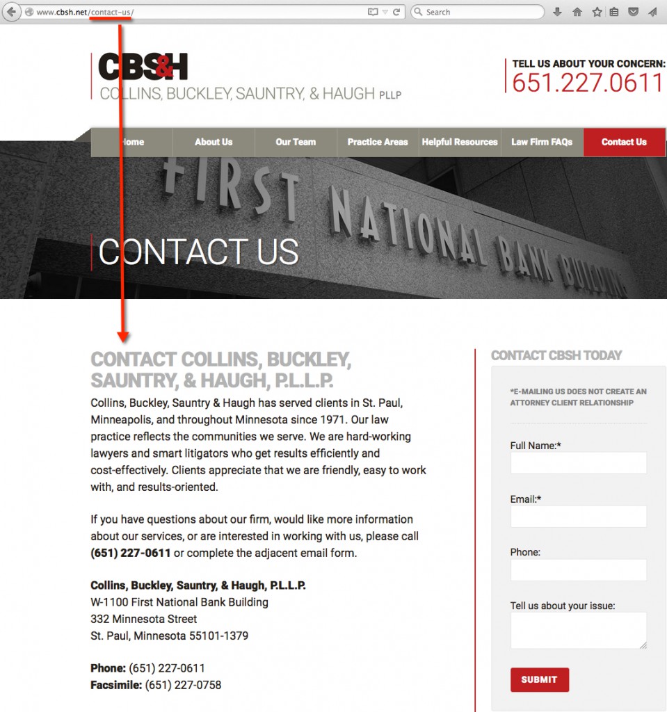 Collins, Buckley, Sauntry & Haugh, PLLP St. Paul, United States Office