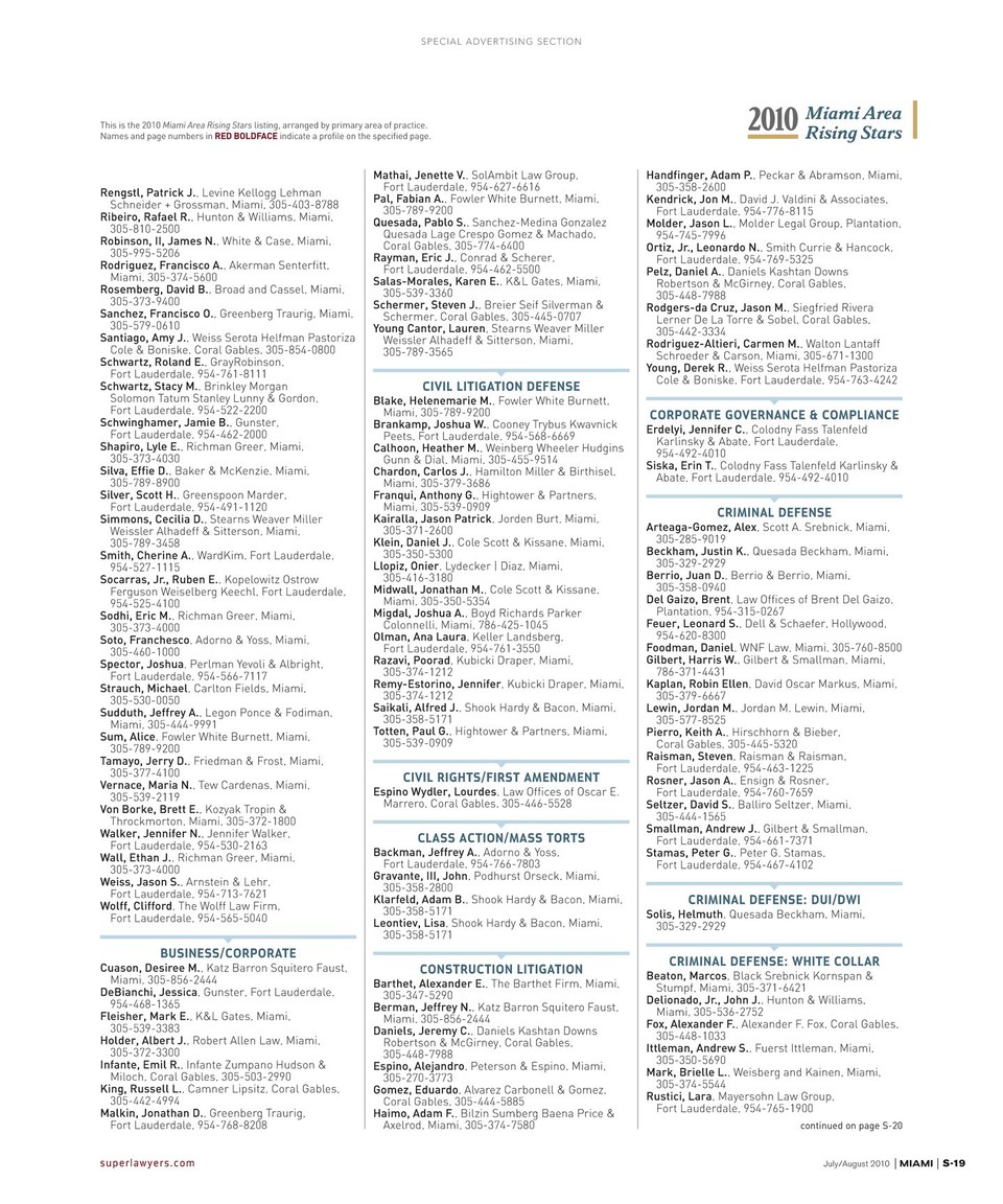 Weisberg and Kainen Miami, FL Office