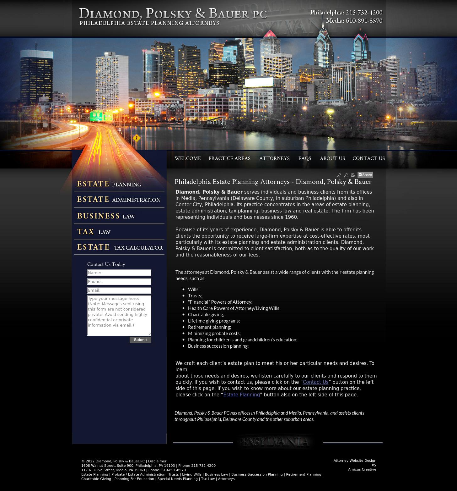 Diamond, Polsky & Bauer Media, PA Office