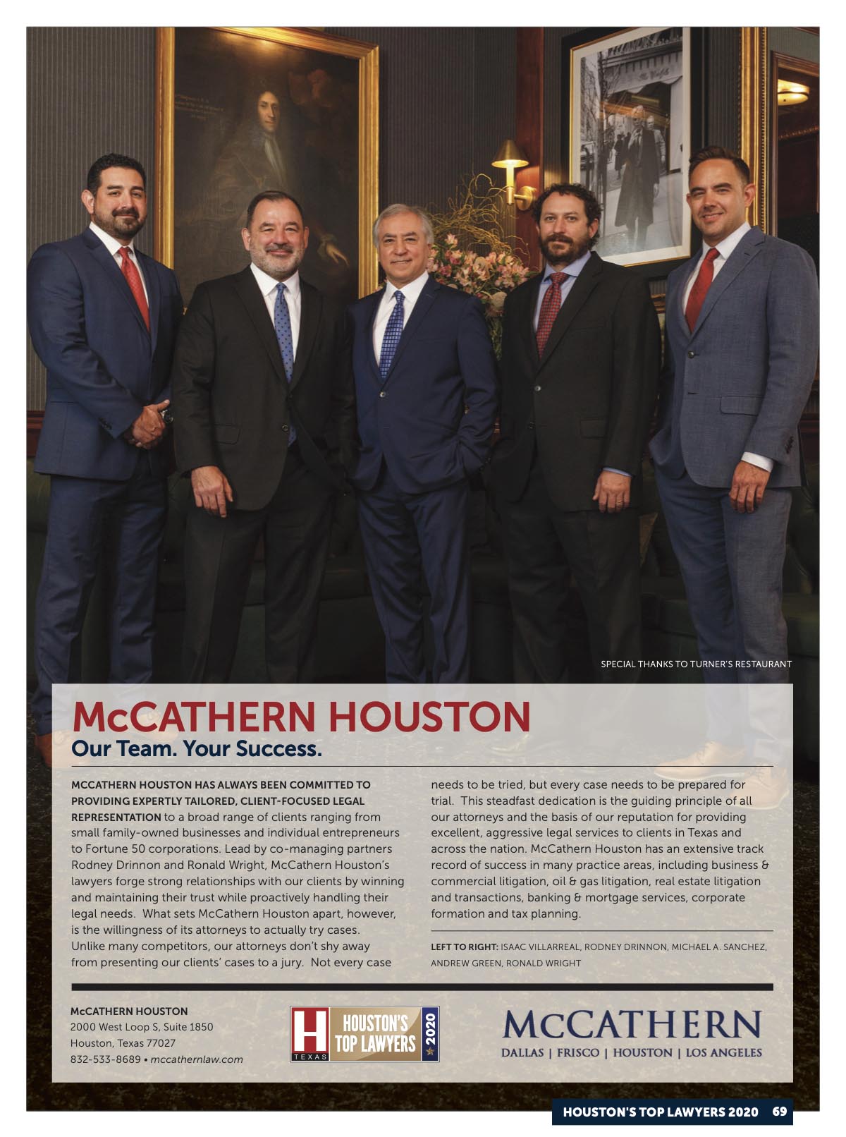 McCathern, Shokouhi, Evans, Grinke Houston, TX Office