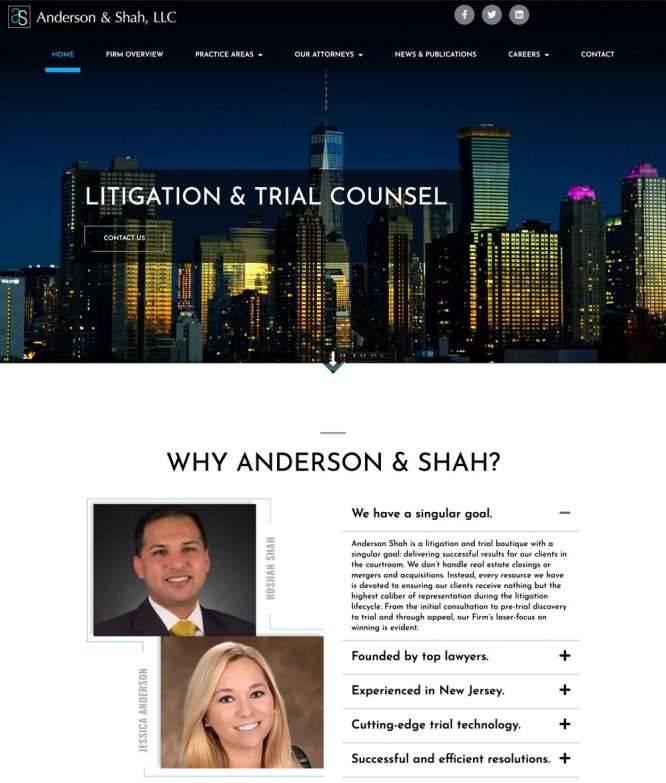 Anderson & Shah, LLC Shrewsbury, NJ Office