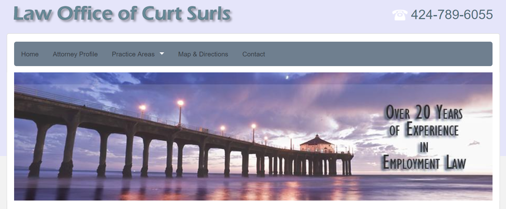 Law Office of Curt Surls Manhattan Beach,  Office