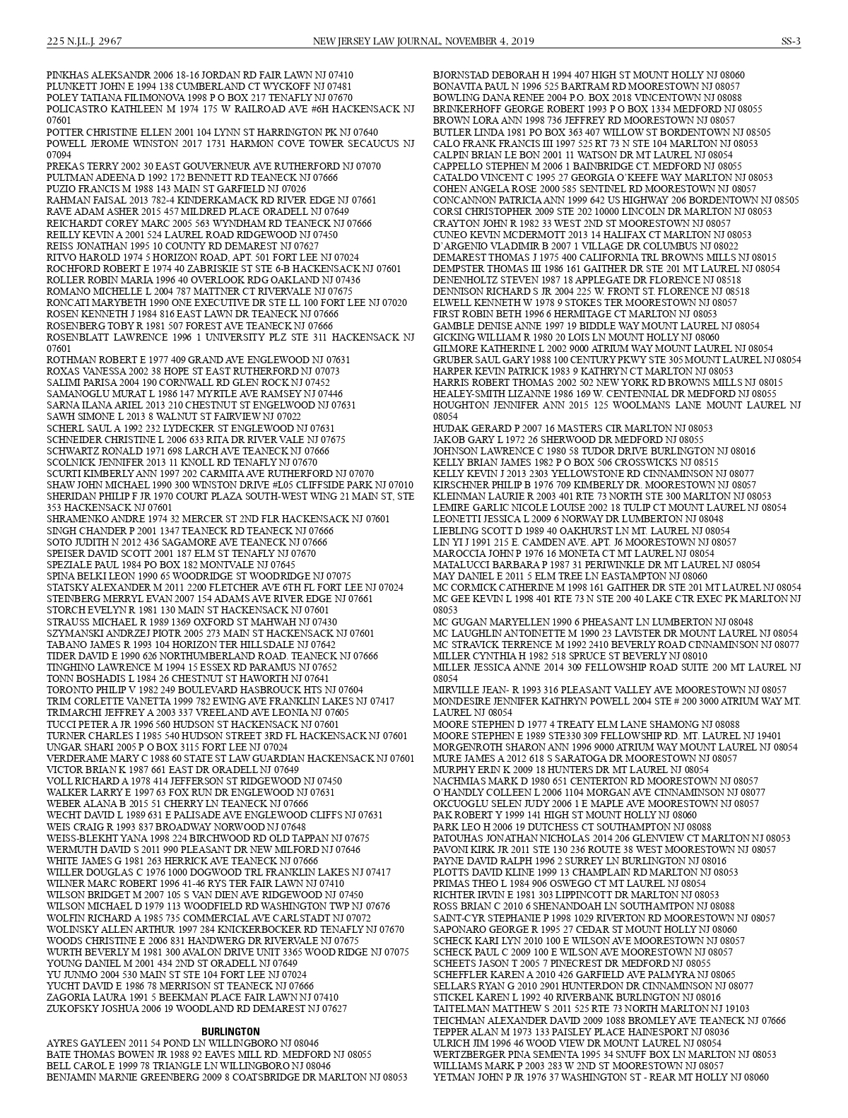 LAW OFFICE OF ANDRE SHRAMENKO Hackensack,  Office