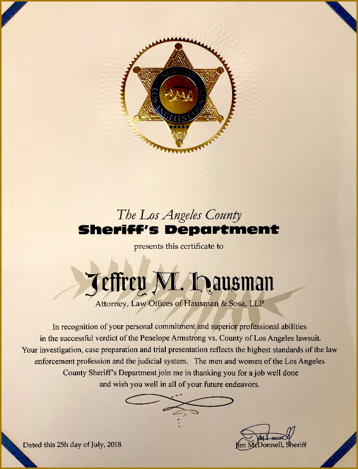 Hausman & Sosa LLP Woodland Hills, CA Office