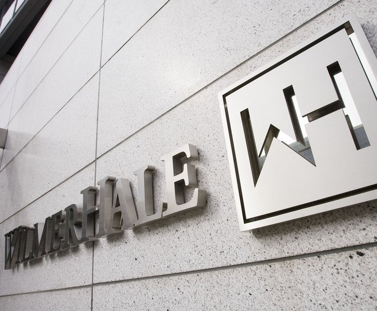 Wilmer Cutler Pickering Hale and Dorr LLP Boston, MA Office