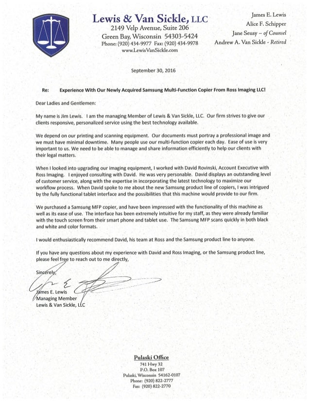 Lewis & Van Sickle LLC Green Bay, WI Office