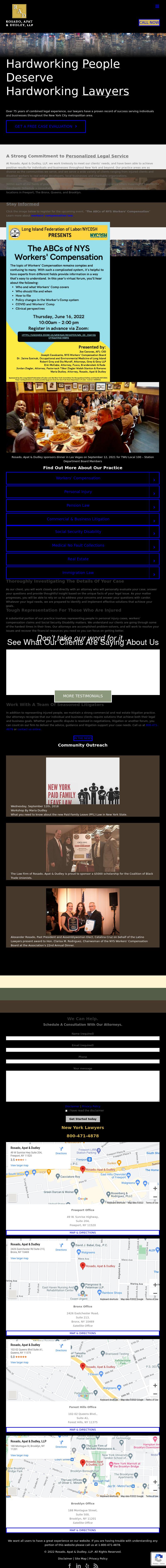 Rosado, Apat & Dudley, LLP New York, NY Office