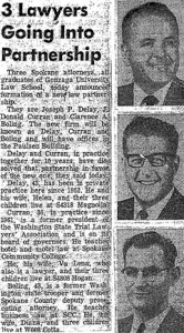 Delay, Curran, Thompson, Pontarolo & Walker, PS Spokane, WA Office