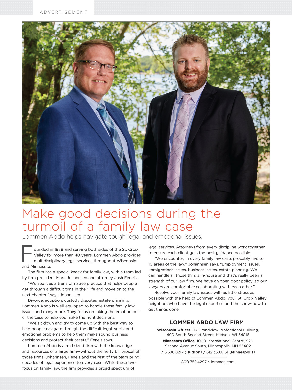 Lommen Abdo, P.A Hudson, WI Office