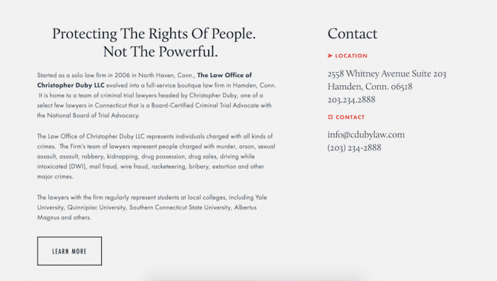 The Law Office of Christopher Duby LLC Hamden,  Office