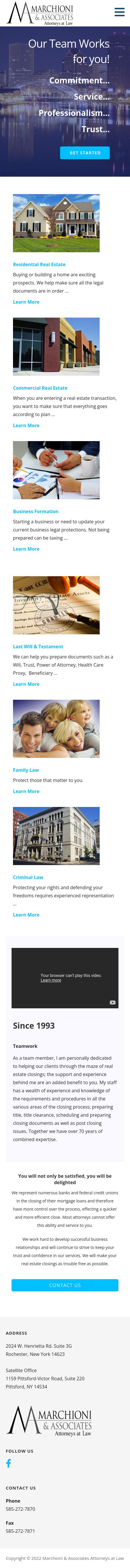 Marchioni & Associates Rochester, NY Office