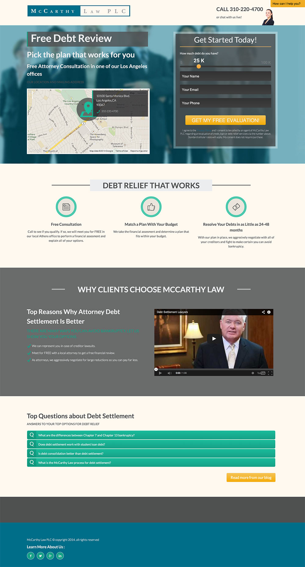 McCarthy Law PLC Los Angeles, CA Office