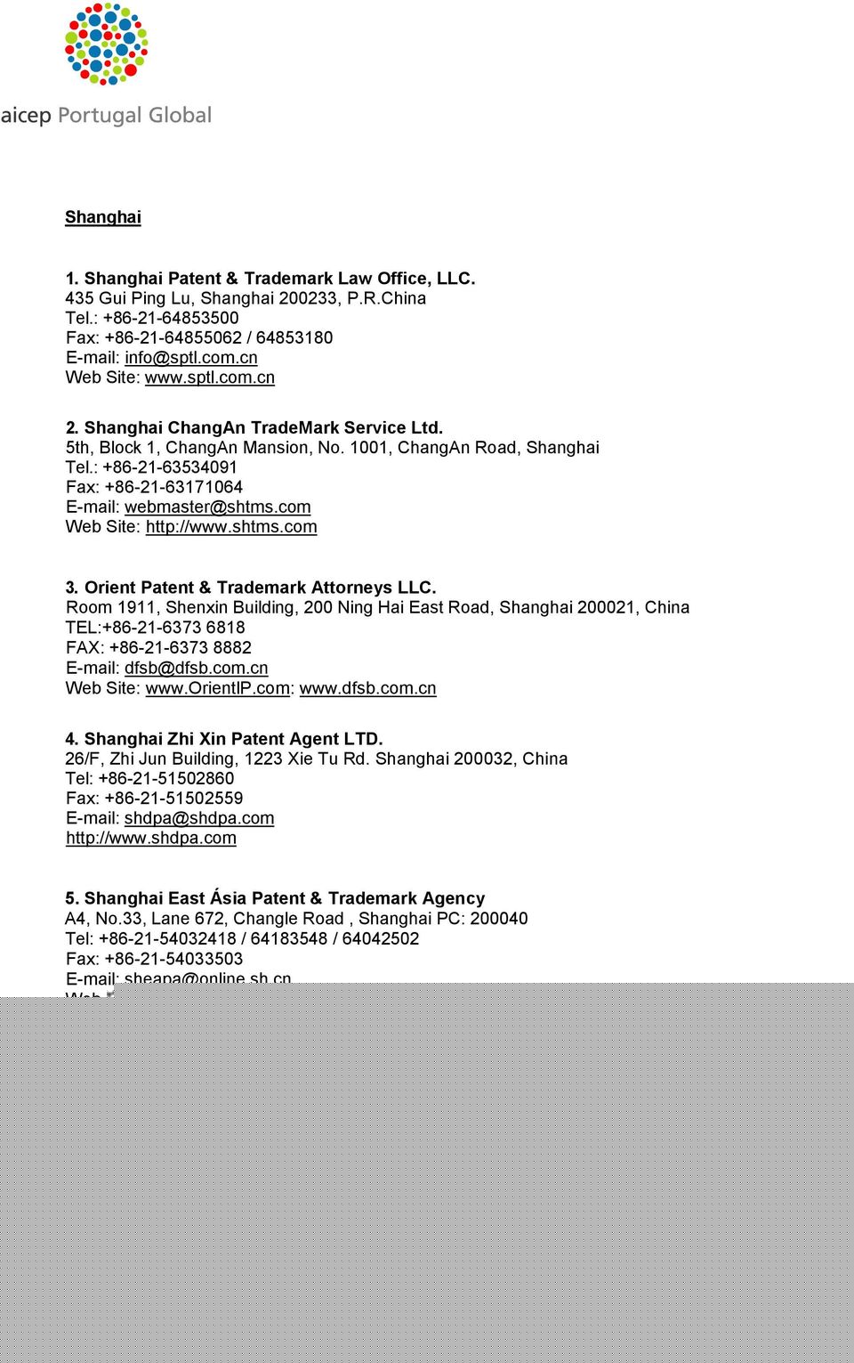 IntellecPro Shanghai, China Office