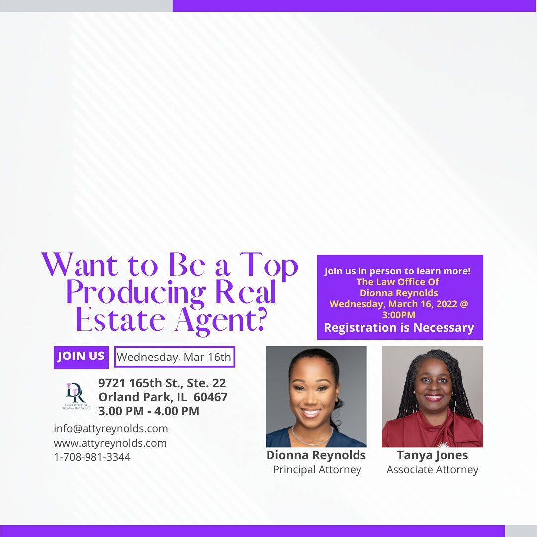 The Law Office of Dionna Reynolds, LLC Orland Park, IL Office