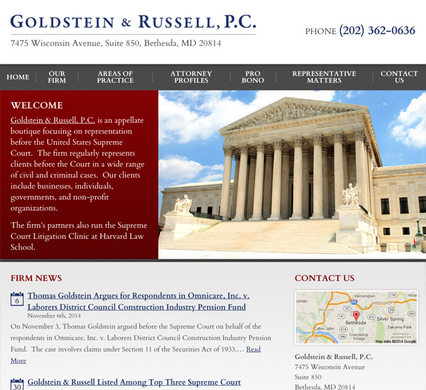 Goldstein & Russell, PC Bethesda,  Office