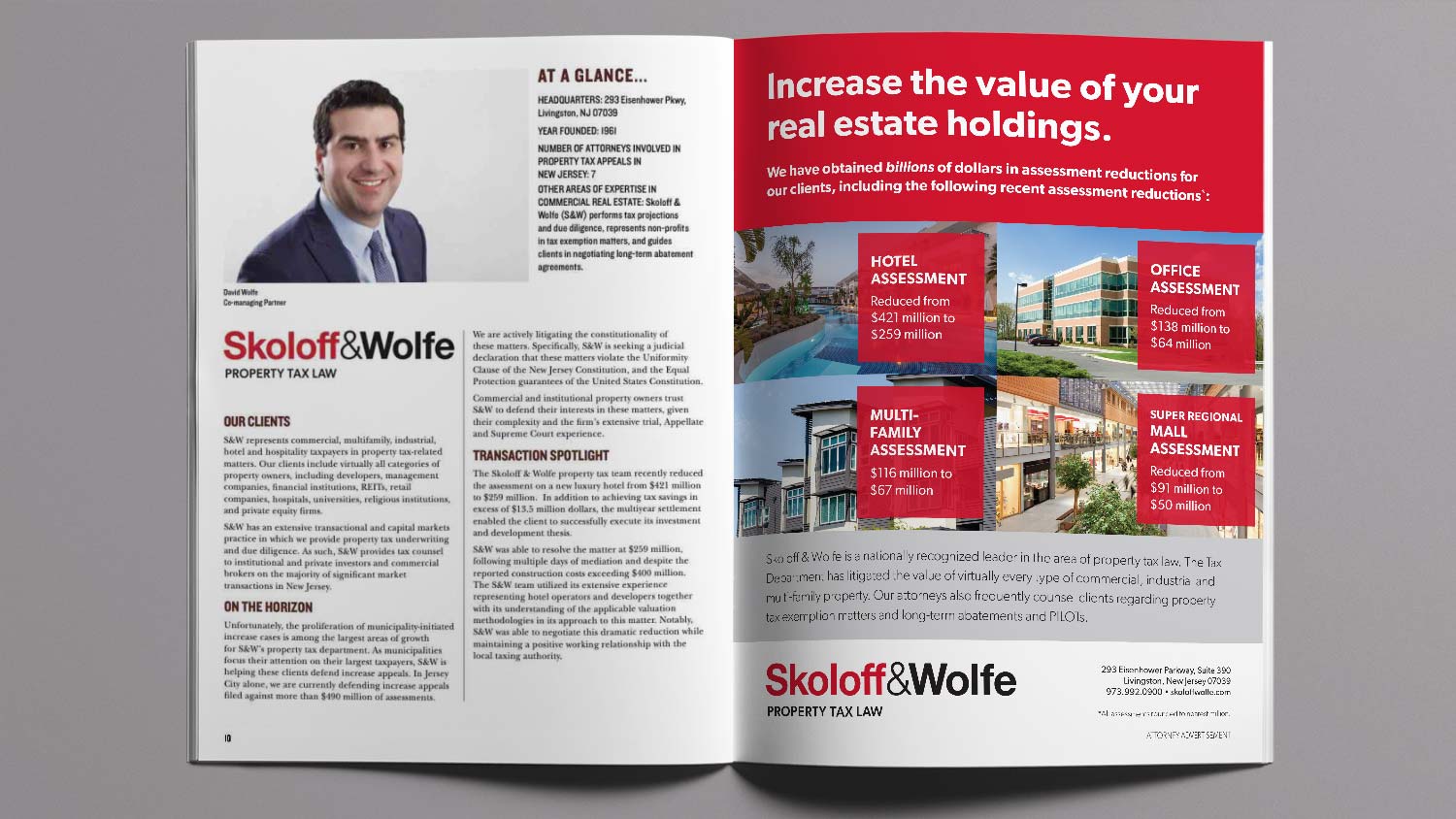 Skoloff & Wolfe, PC Livingston, NJ Office