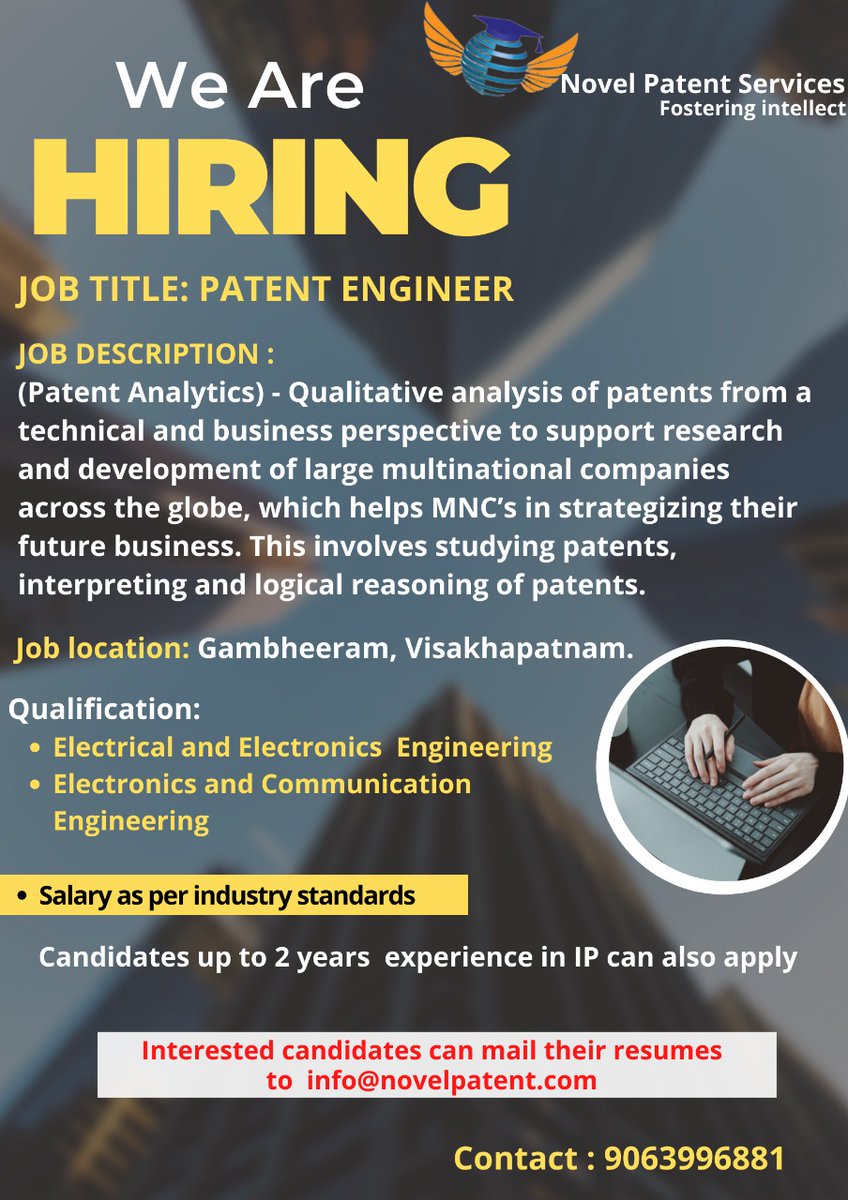 Novel Patent Services Visakhapatnam, India Office