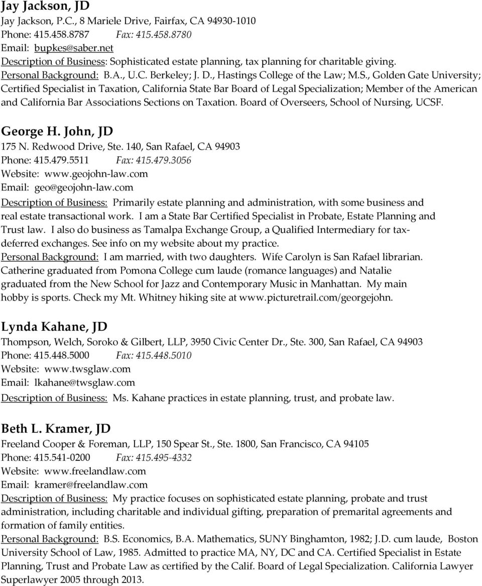 Thompson, Welch, Soroko & Gilbert LLP San Rafael,  Office