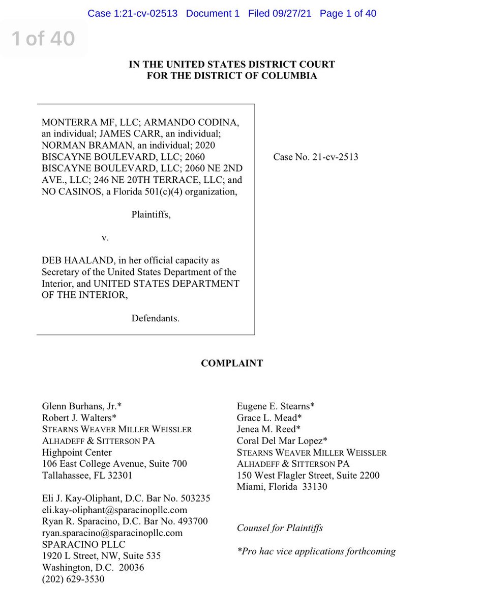 Stearns Weaver Miller Weissler Alhadeff & Sitterson, P.A Miami, FL Office