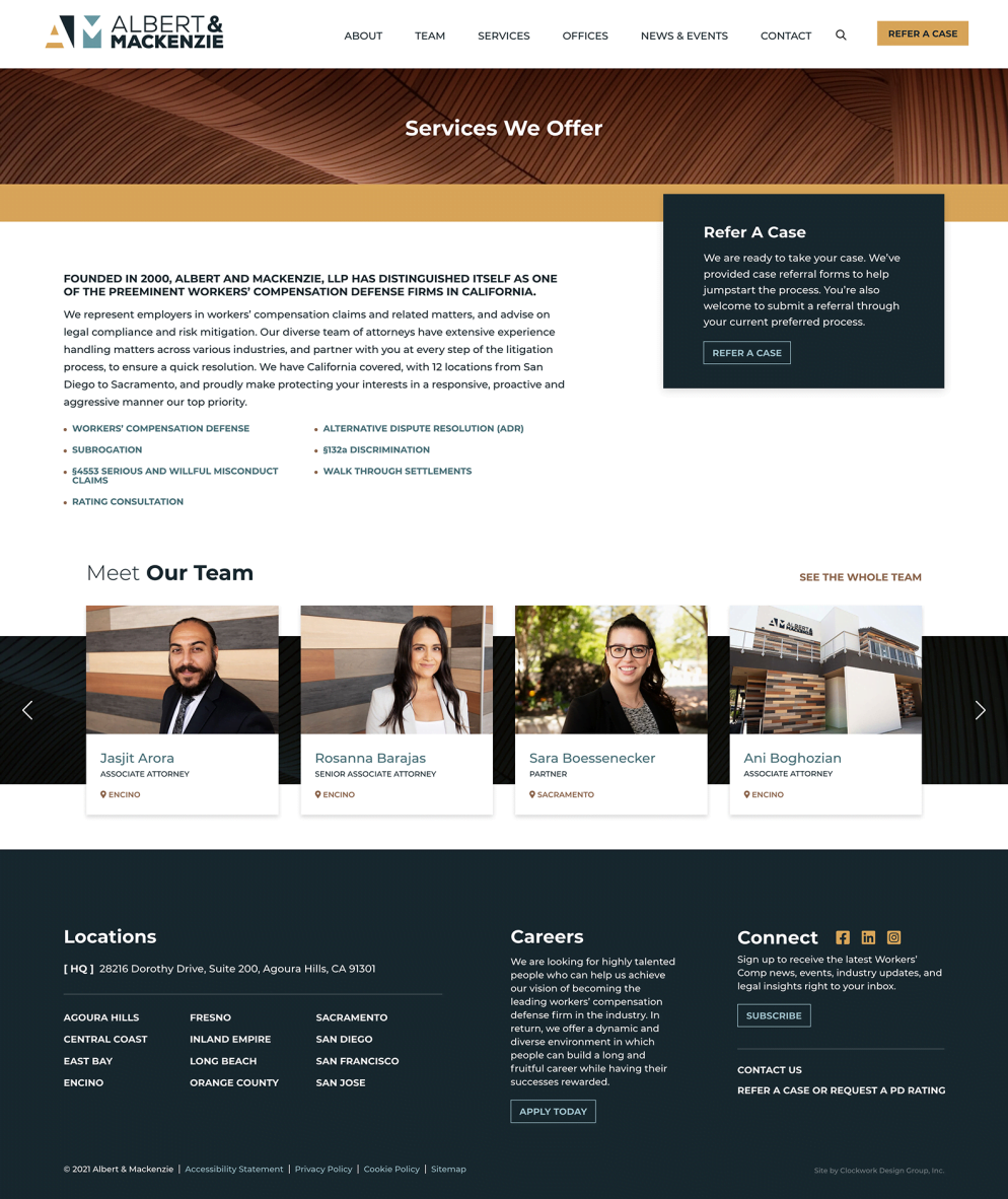 Albert & Mackenzie Agoura Hills, CA Office