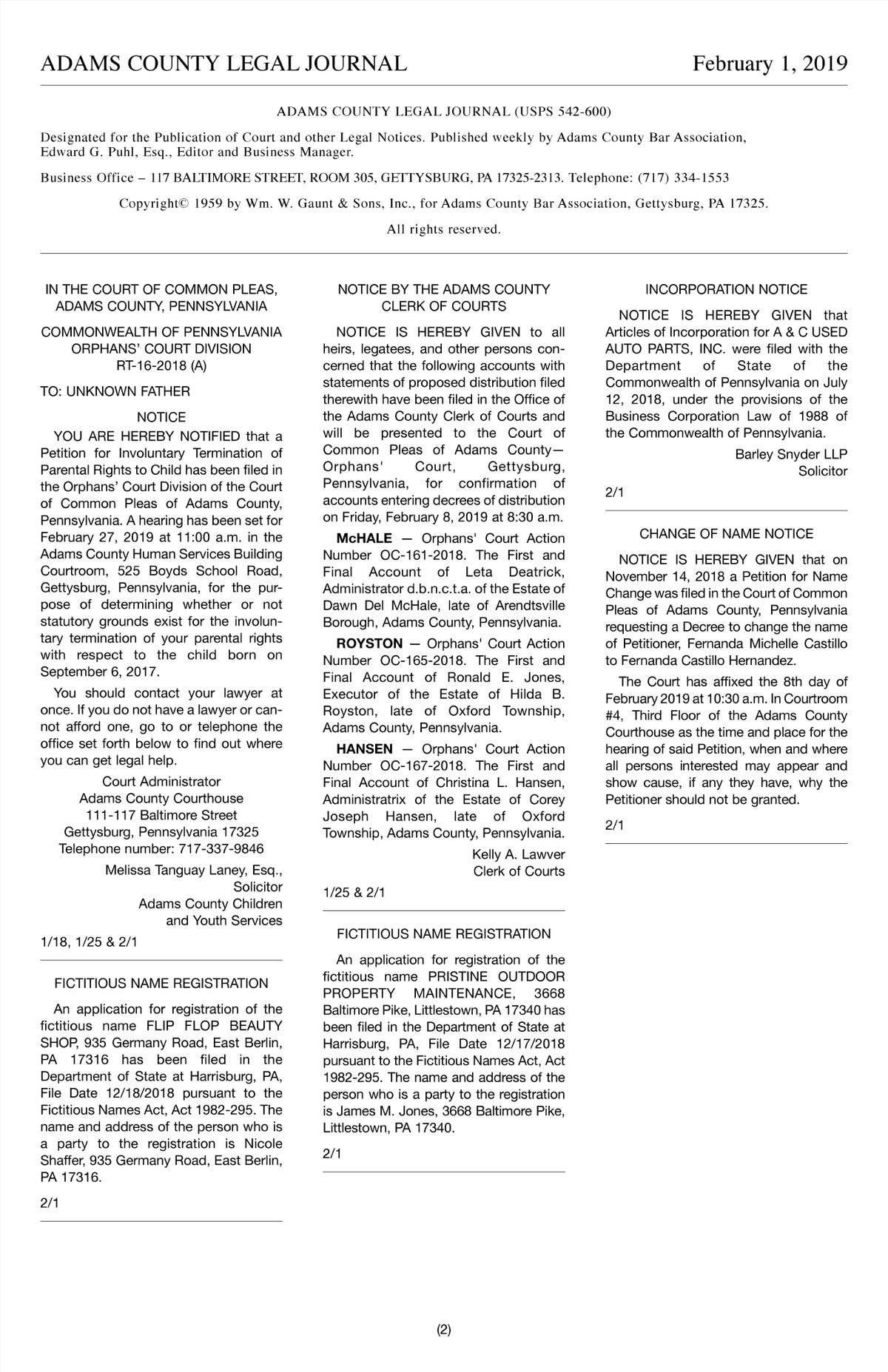 Barley Snyder LLP Gettysburg, PA Office