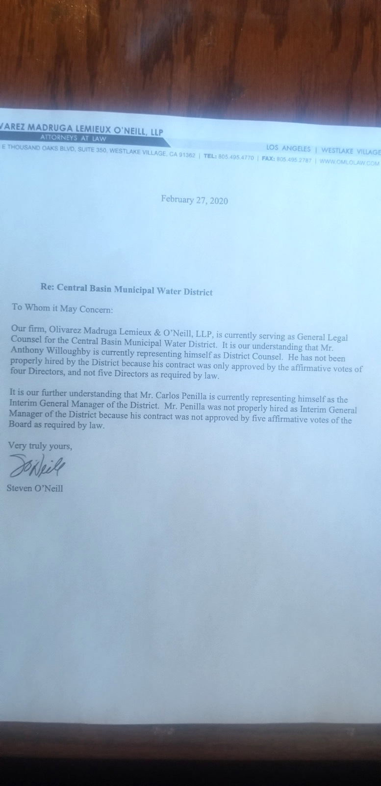 Olivarez Madruga Law Organization LLP Westlake Village, CA Office