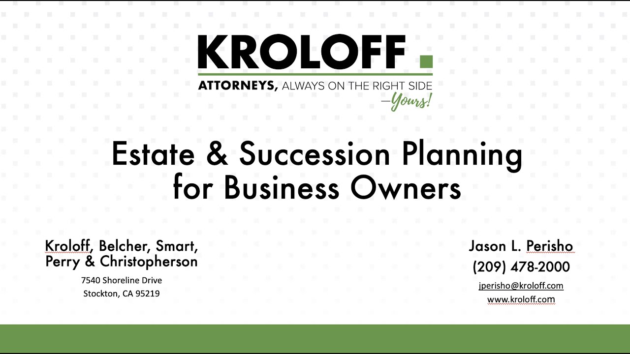 Kroloff, Belcher, Smart, Perry & Christopherson Stockton, CA Office