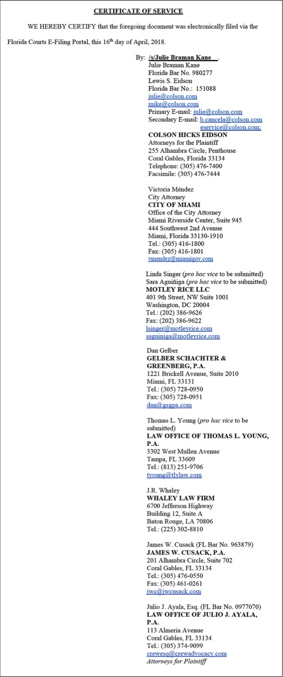 Colson, Hicks & Eidson, Attorneys At Law Coral Gables, FL Office