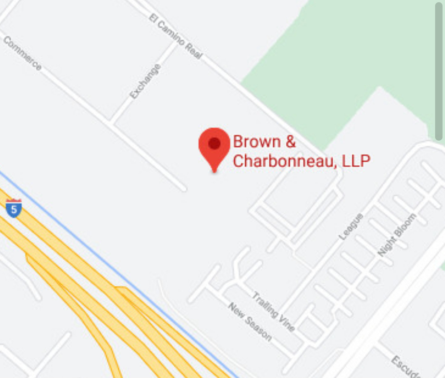 Brown & Charbonneau, LLP Irvine, CA Office