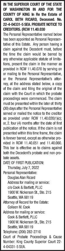 Cook & Bartlett Seattle,  Office