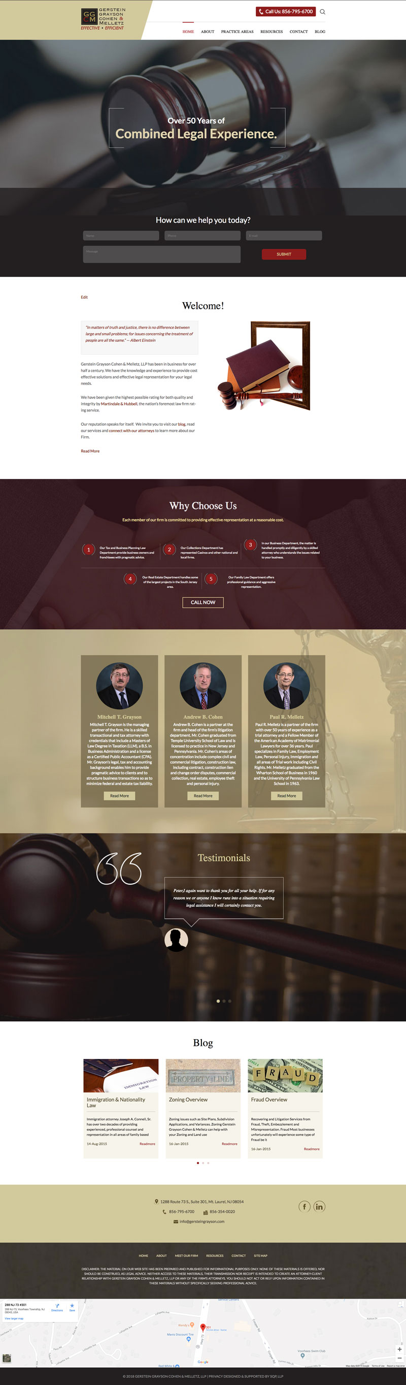 Gerstein Grayson Cohen & Melletz, LLP Mount Laurel, NJ Office