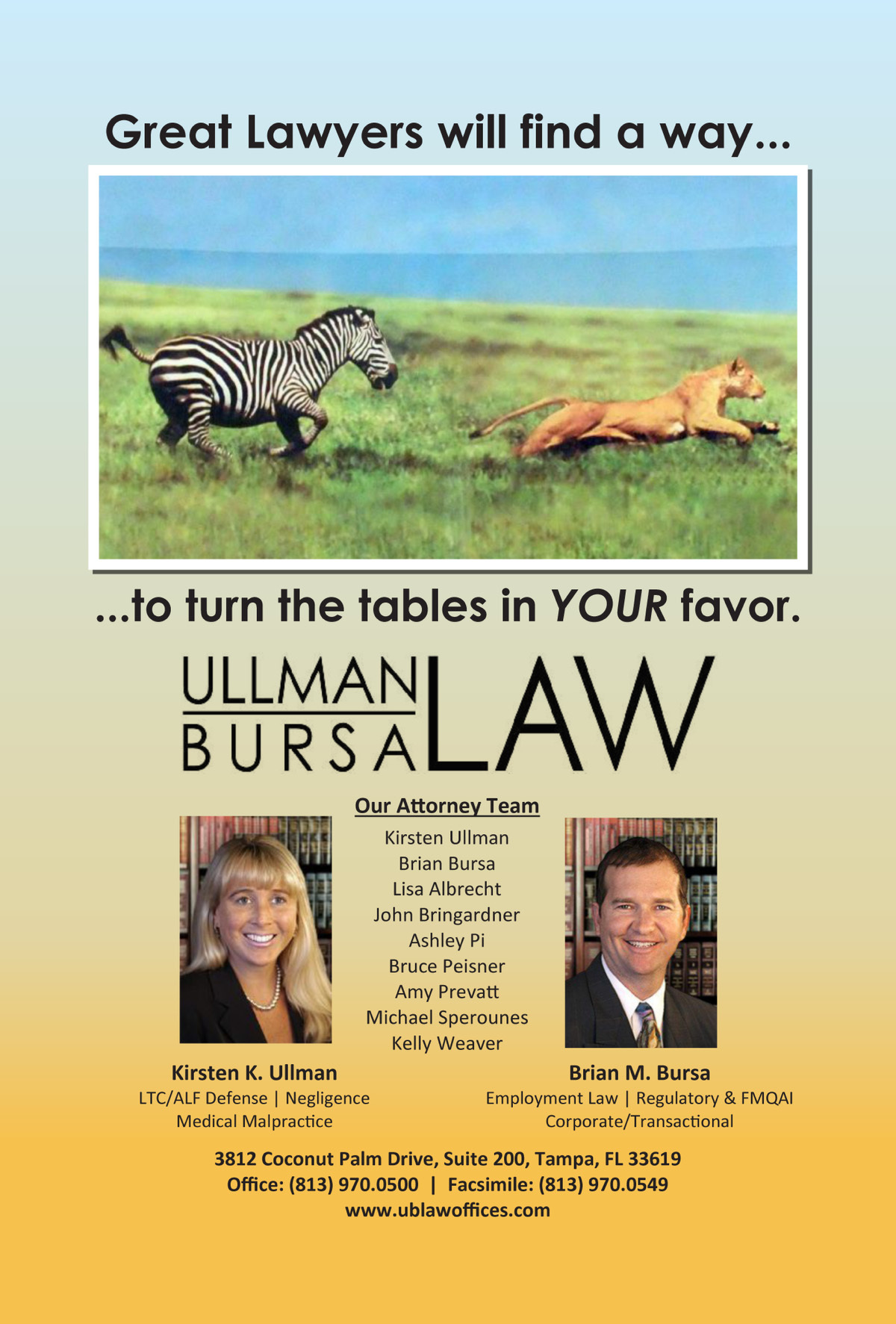 Ullman Bursa Law Tampa, FL Office