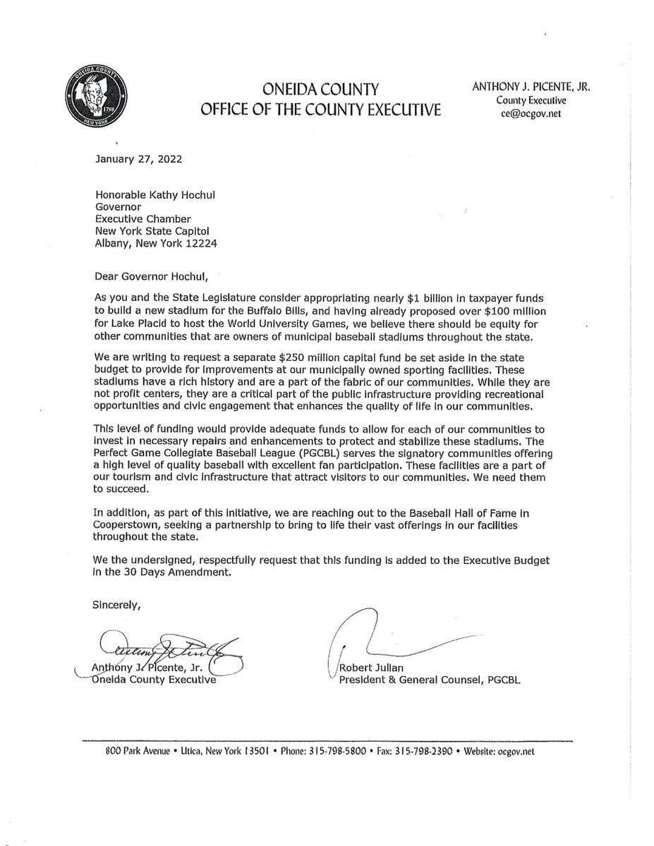 Robert F. Julian Utica,  Office