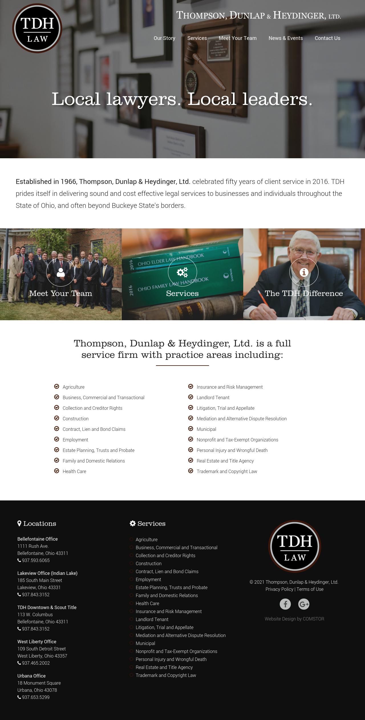 Thompson, Dunlap & Heydinger, LTD West Liberty, OH Office