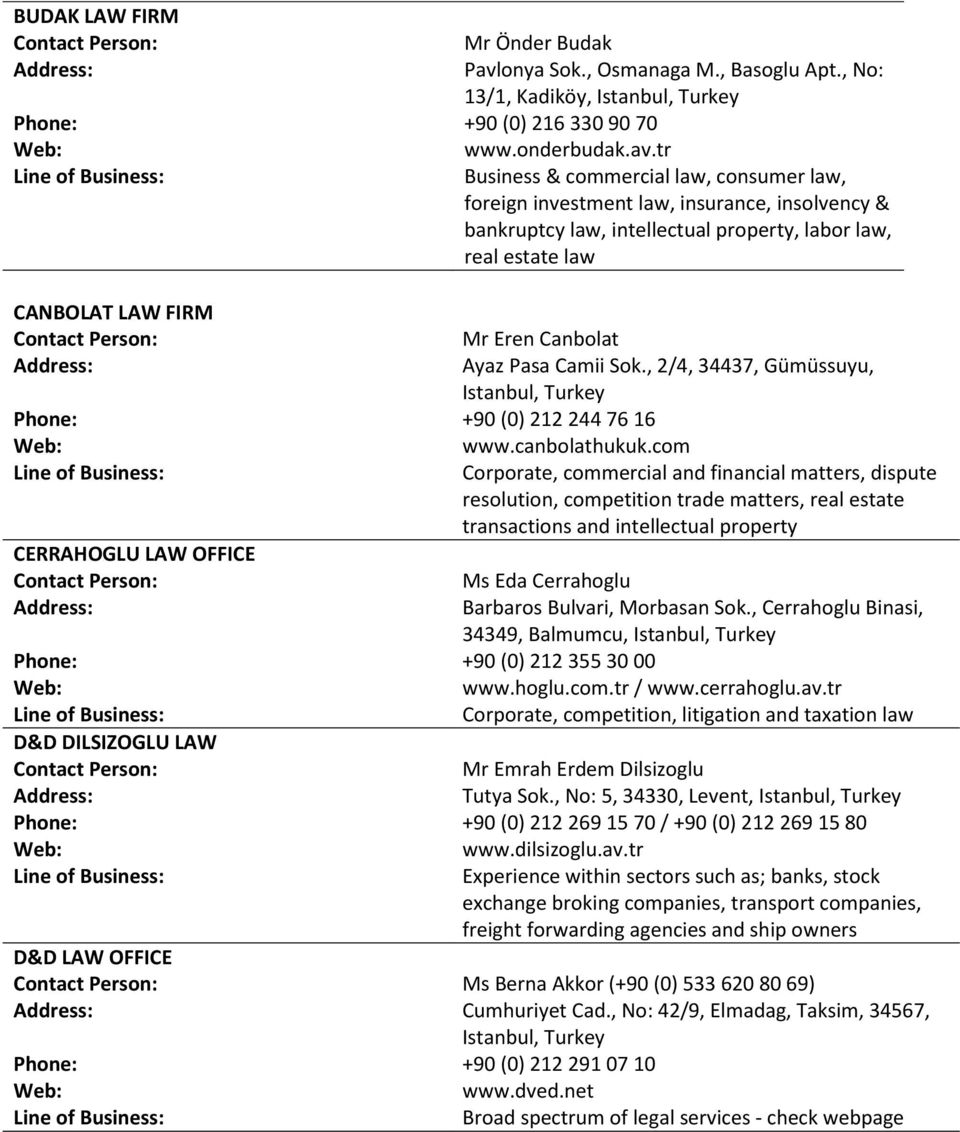 Paksoy & Co Istanbul, Turkey Office