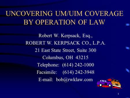 Robert W. Kerpsack Co., L.P.A Columbus, OH Office